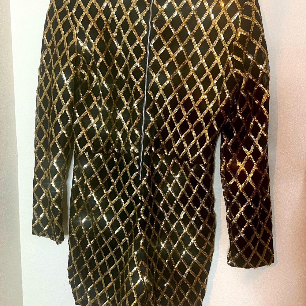 Sequined Shorts Romper - Never Worn